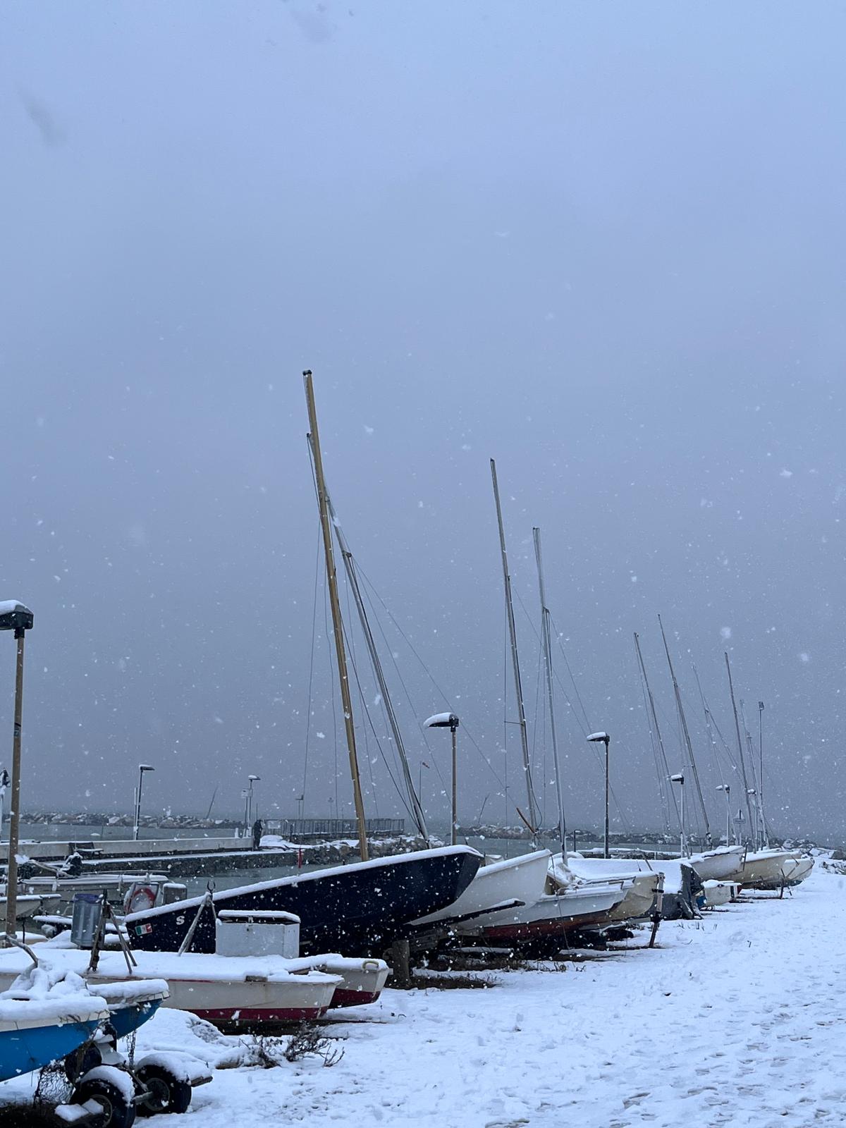 NEVE SUL PORTICCIOLO BEFANA 2026